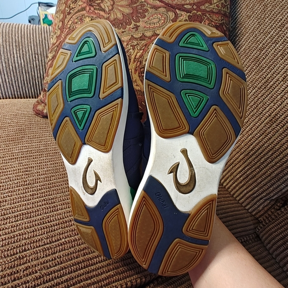 Men's Olukai Mio Li Blue/Green/Brown Casual Mesh Sneaker Slip-Resistant Size 10 - Picture 13 of 13